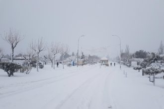 Temporal de nieve en Cerro Alarcón enero 2021